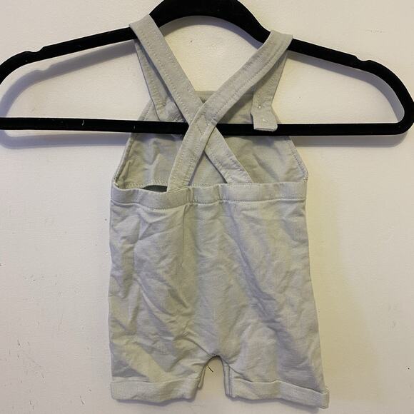 Disney Baby Mickey Mouse Romper Size 3/6 months Striped Gray Soft Comfortable - Picture 4 of 4